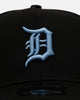 New Era Detroit Tigers 'Black And Sky Blue' 9FORTY A-Frame Snapback Black/Sky Blue