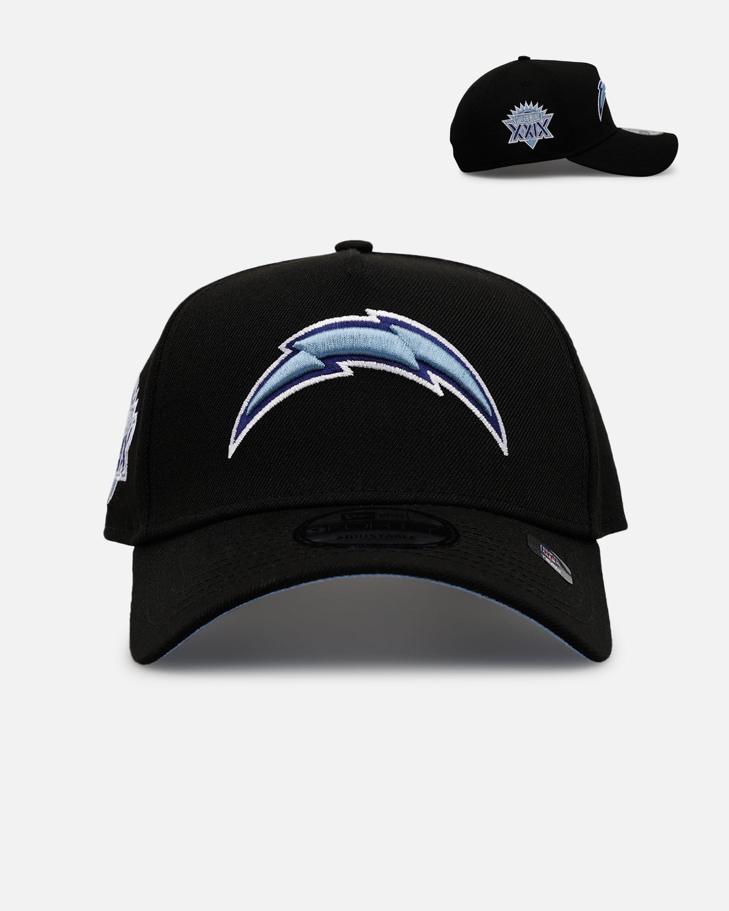New Era Los Angeles Chargers 'Black And Sky Blue' 9FORTY A-Frame