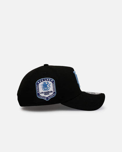 New Era Los Angeles Dodgers 'Black And Sky Blue' 9FORTY A-Frame Snapback Black/Sky Blue