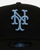 New Era New York Mets 'Black And Sky Blue' 9FORTY A-Frame Snapback Black/Sky Blue