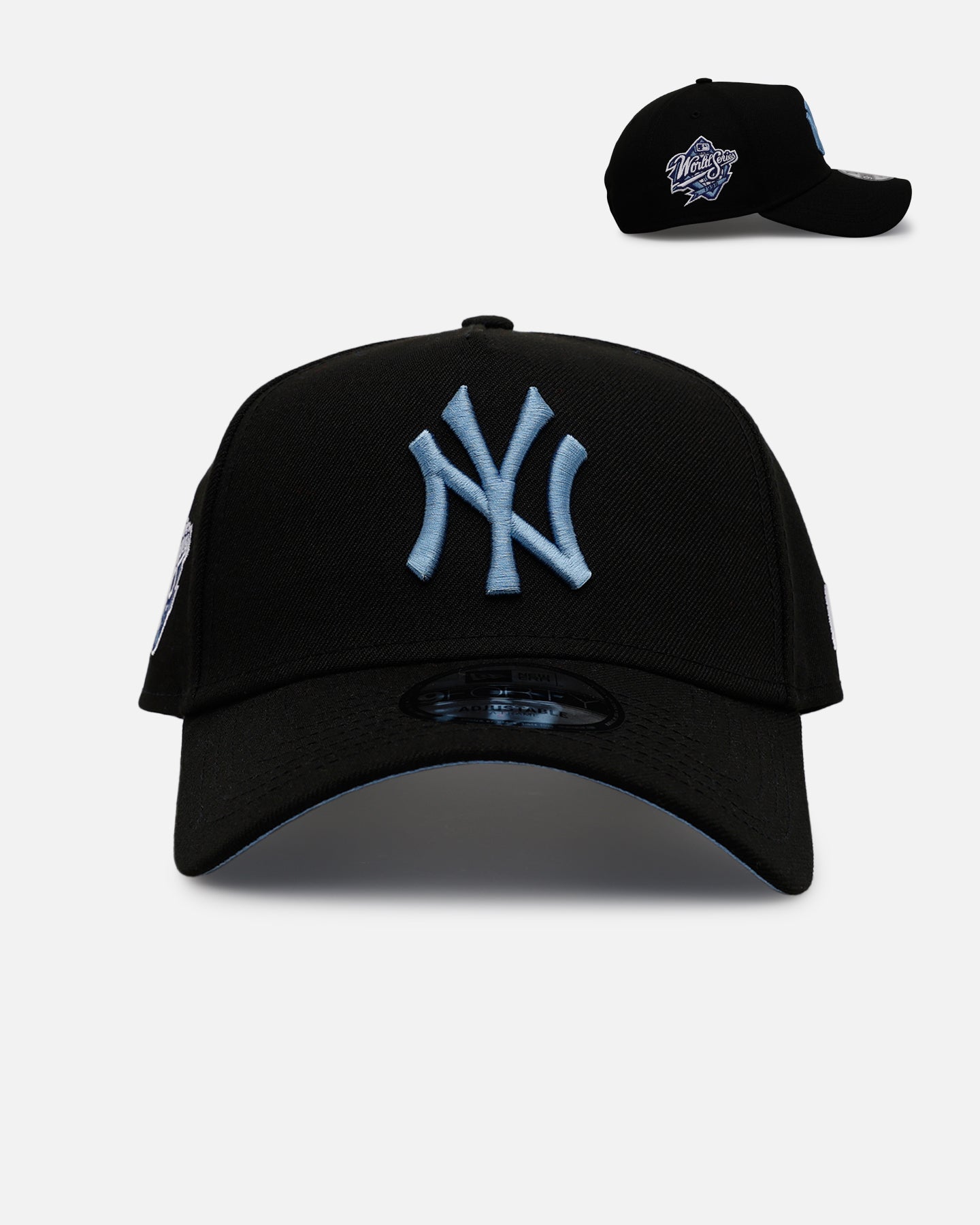 New Era New York Yankees 'Black And Sky Blue' 9FORTY A-Frame