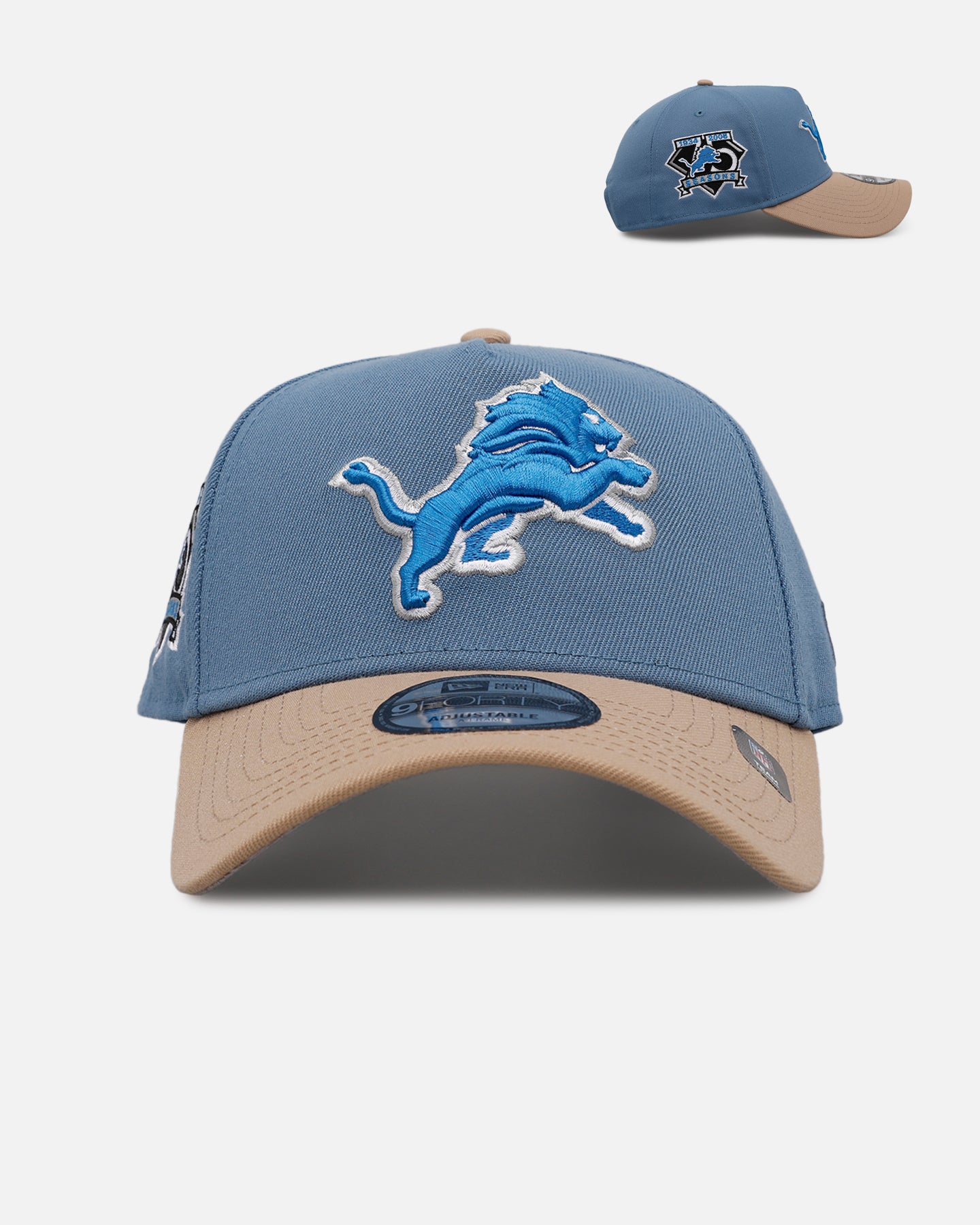 New Era Detroit Lions 'Easy Breezy' 9FORTY A-Frame Snapback Blue