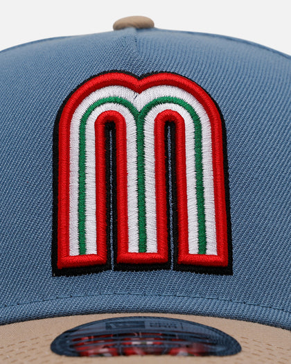 New Era Mexico National Baseball Team 'Easy Breezy' 9FORTY A-Frame Snapback Blue/Tan