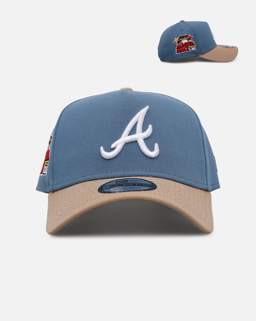 New Era Atlanta Braves 'Easy Breezy' 9FORTY A-Frame Snapback Blue/Tan