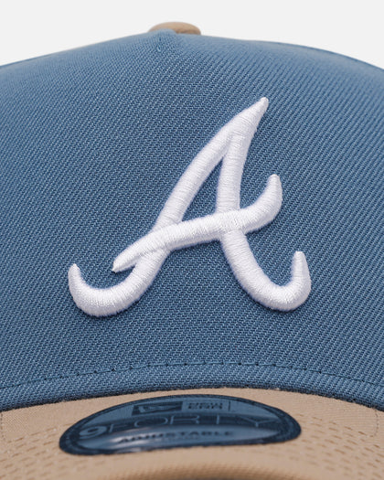 New Era Atlanta Braves 'Easy Breezy' 9FORTY A-Frame Snapback Blue/Tan
