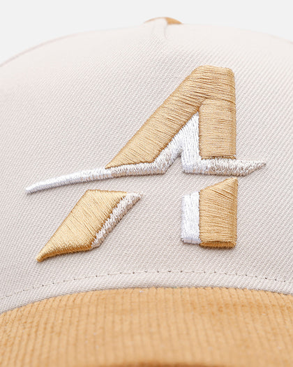 New Era Houston Astros 'Honey Pot' 9FORTY A-Frame Snapback Stone/Wheat