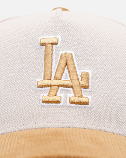 New Era Los Angeles Dodgers 'Honey Pot' 9FORTY A-Frame Snapback Stone/Wheat