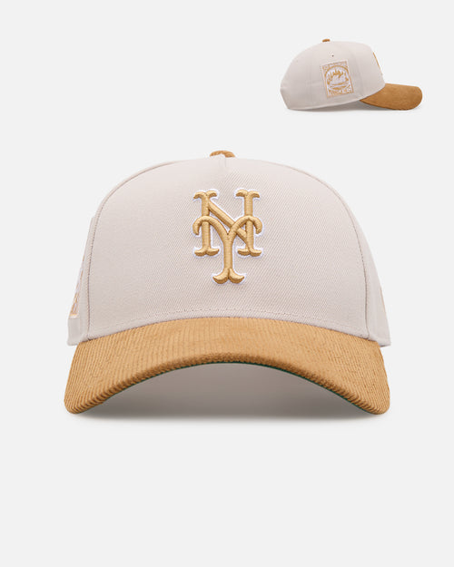 New Era New York Mets 'Honey Pot' 9FORTY A-Frame Snapback Stone/Wheat