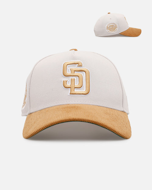 New Era San Diego Padres 'Honey Pot' 9FORTY A-Frame Snapback Stone/Wheat