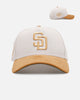 New Era San Diego Padres 'Honey Pot' 9FORTY A-Frame Snapback Stone/Wheat