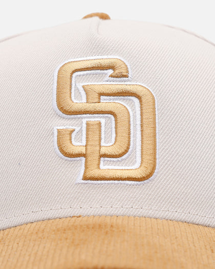 New Era San Diego Padres 'Honey Pot' 9FORTY A-Frame Snapback Stone/Wheat