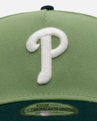 New Era Philadelphia Phillies 'Matcha' 9FORTY A-Frame Snapback Matcha