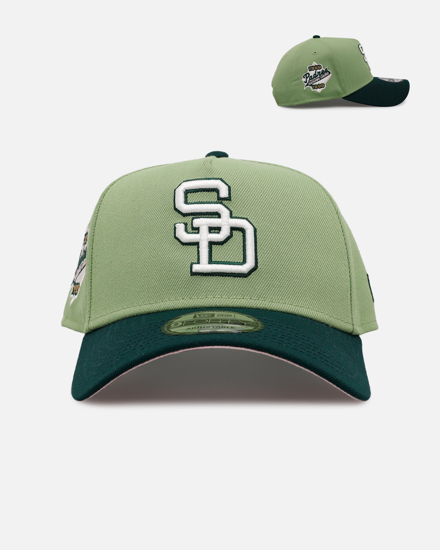 New Era San Diego Padres 'Matcha' 9FORTY A-Frame Snapback Matcha