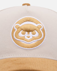 New Era Chicago Cubs 'Honey Pot' 9FORTY A-Frame Snapback Stone/Wheat