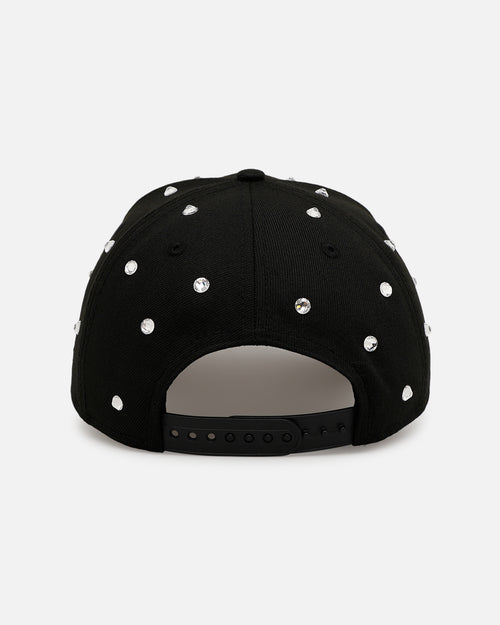 New Era Atlanta Braves 'Black Satin Hearts' 9FORTY A-Frame Snapback Black