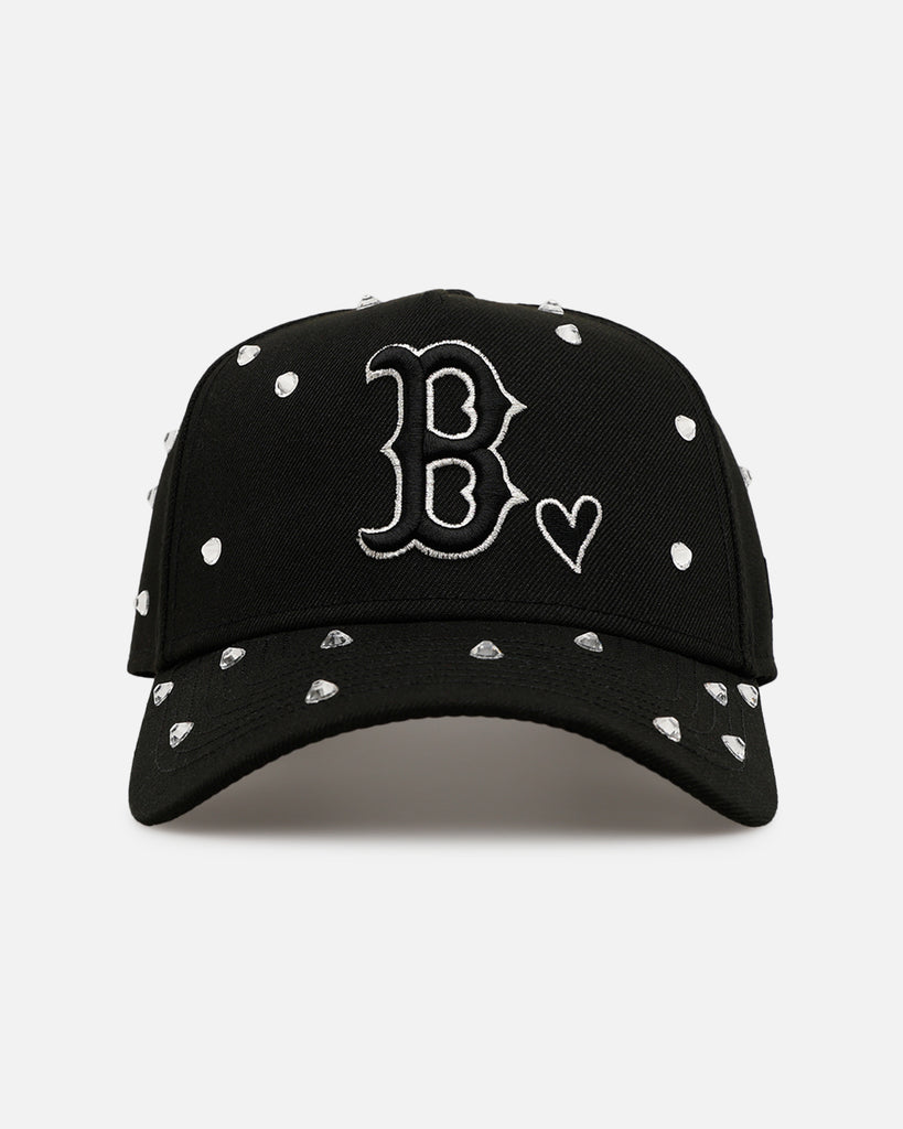 New Era Boston Red Sox 'Black Satin Hearts' 9FORTY A-Frame