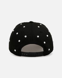 New Era Boston Red Sox 'Black Satin Hearts' 9FORTY A-Frame Snapback Black