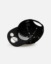 New Era Boston Red Sox 'Black Satin Hearts' 9FORTY A-Frame Snapback Black