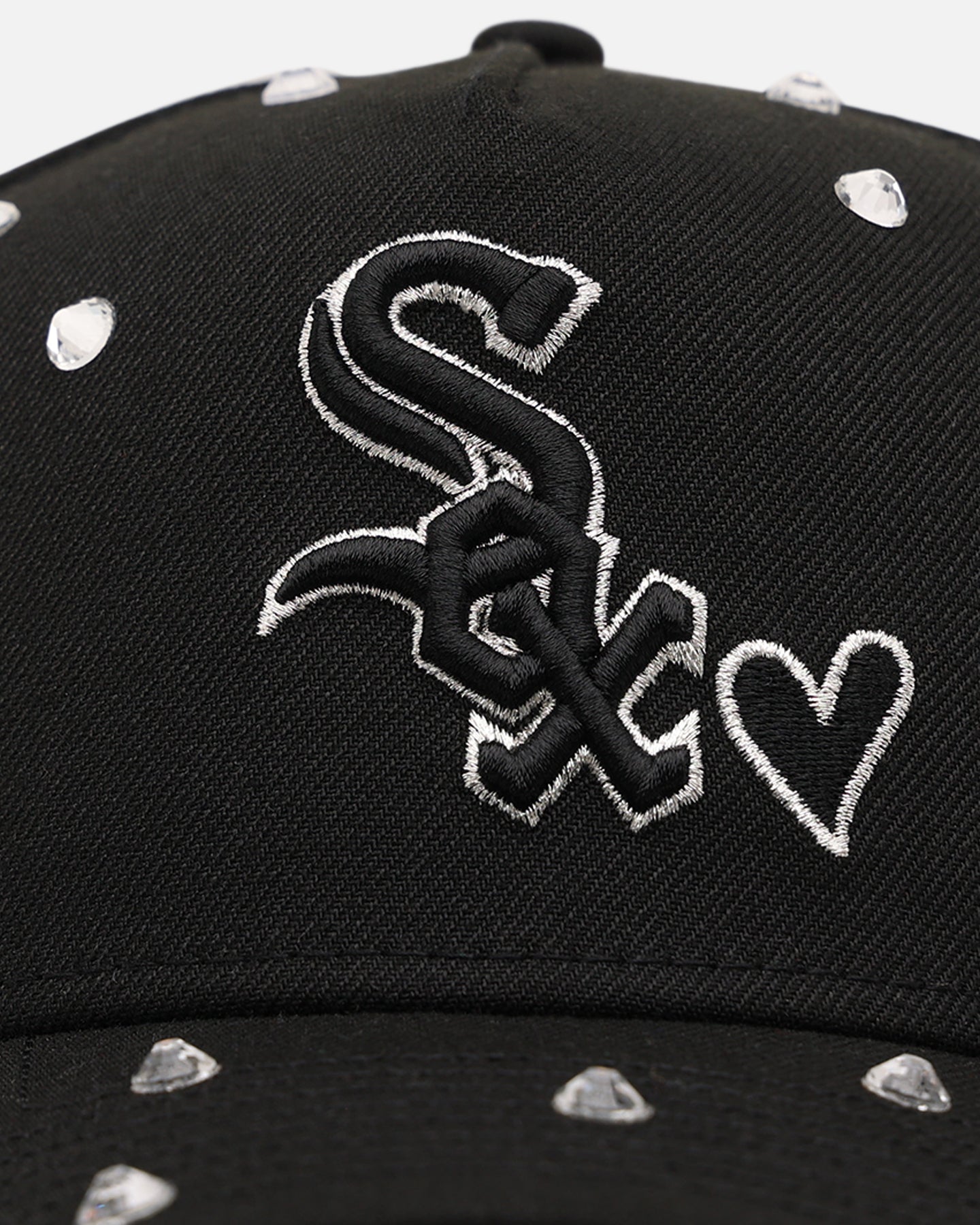 New Era Chicago White Sox 'Black Satin Hearts' 9FORTY A-Frame