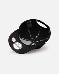 New Era Chicago White Sox 'Black Satin Hearts' 9FORTY A-Frame Snapback Black