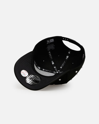 New Era Detroit Tigers 'Black Satin Hearts' 9FORTY A-Frame Snapback Black