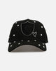 New Era Las Vegas Raiders 'Black Satin Hearts' 9FORTY A-Frame Snapback Black
