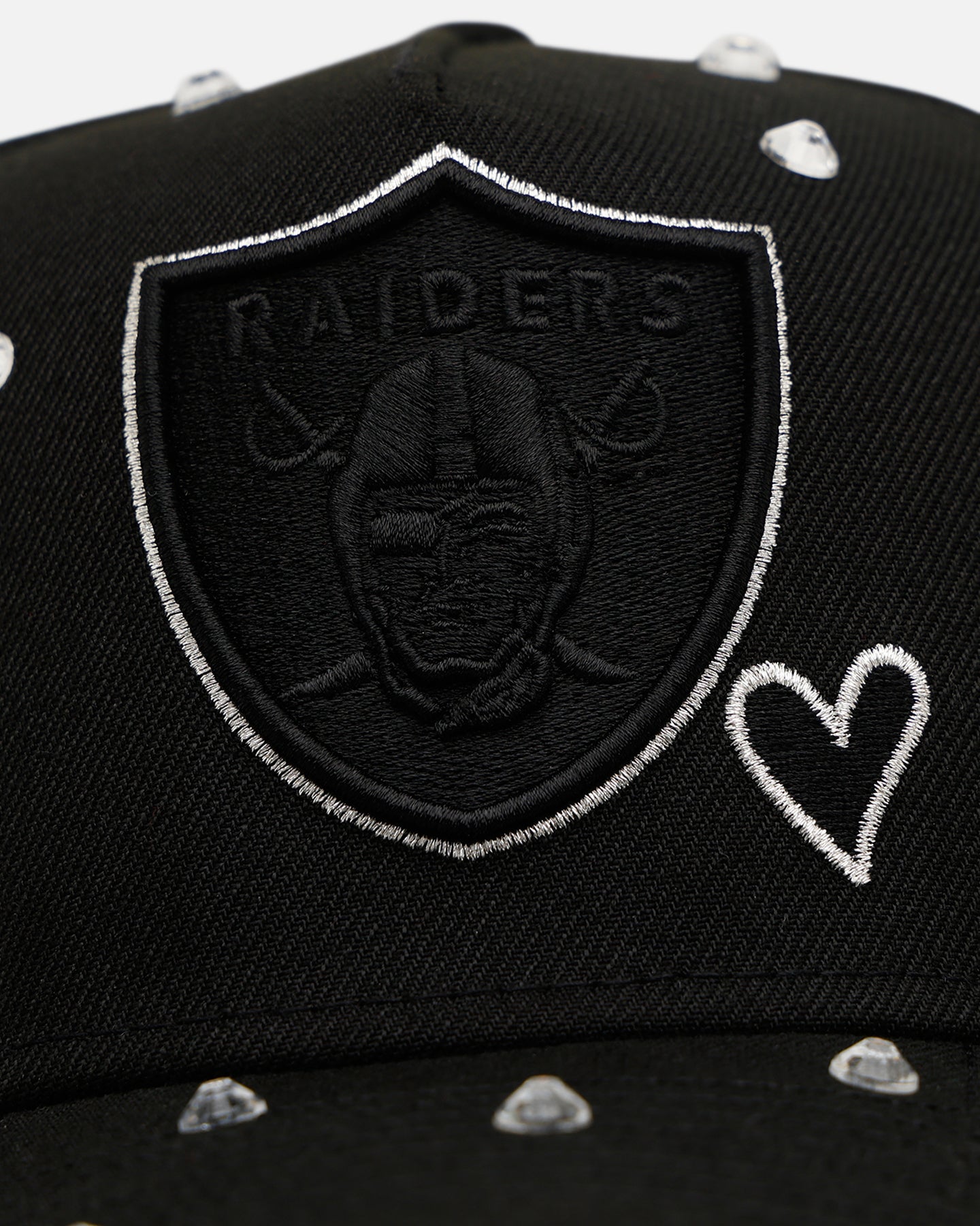 New Era Las Vegas Raiders 'Black Satin Hearts' 9FORTY A-Frame