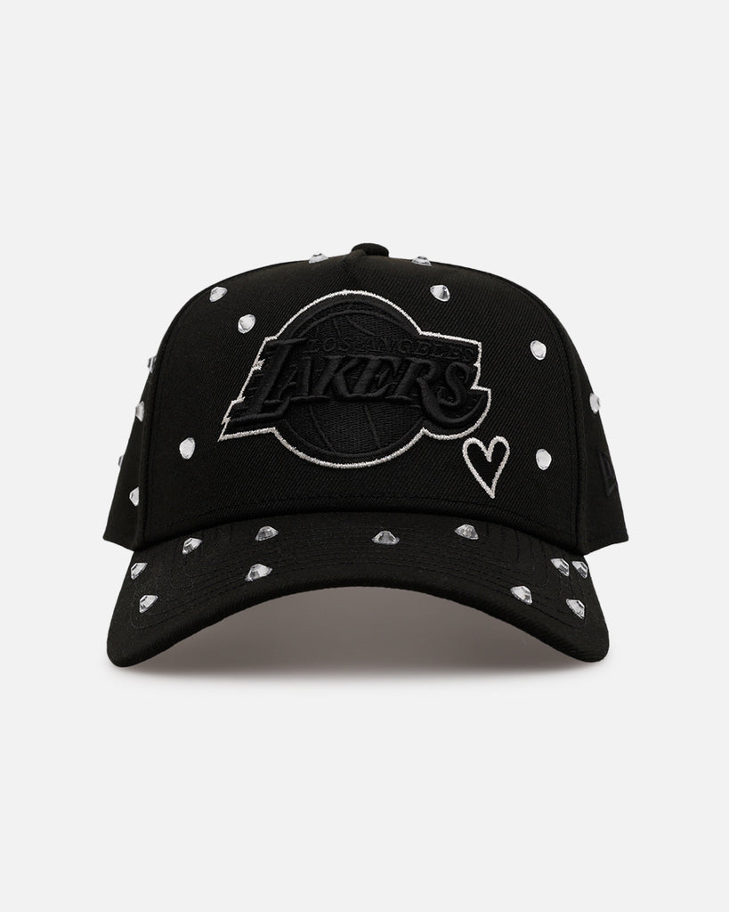 New Era Los Angeles Lakers 'Black Satin Hearts' 9FORTY A-Frame