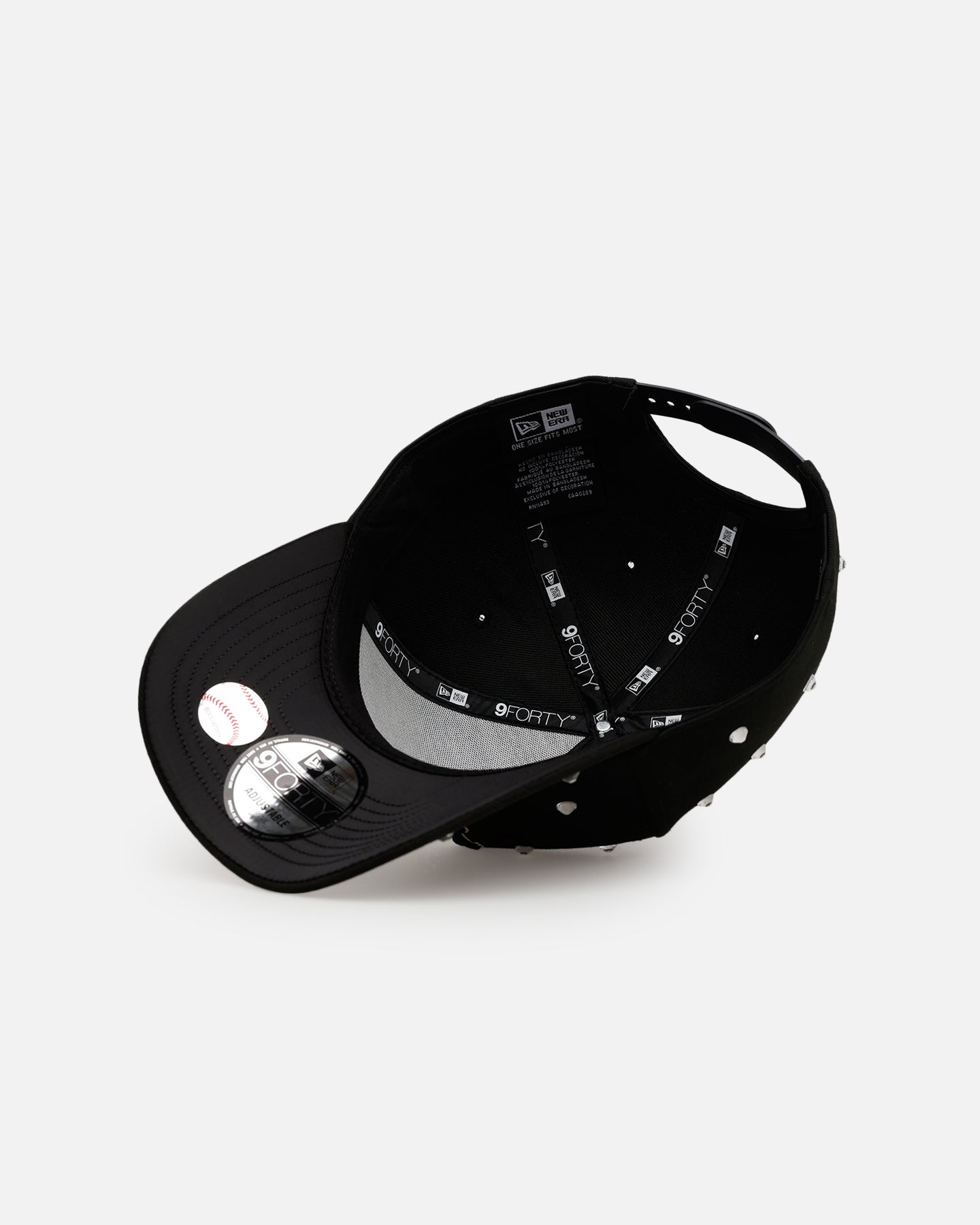 New Era New York Mets 'Black Satin Hearts' 9FORTY A-Frame Snapback