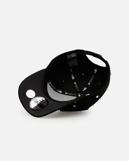 New Era New York Mets 'Black Satin Hearts' 9FORTY A-Frame Snapback Black