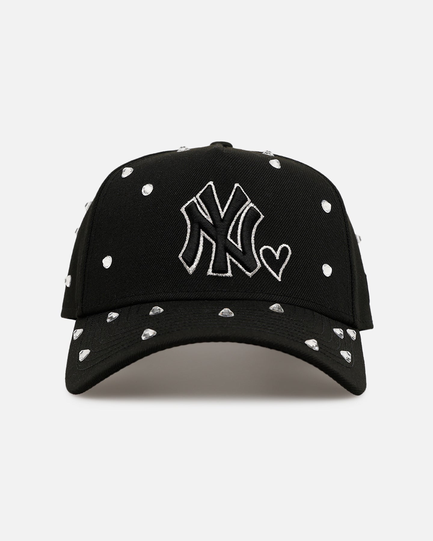 New Era New York Yankees 'Black Satin Hearts' 9FORTY A-Frame