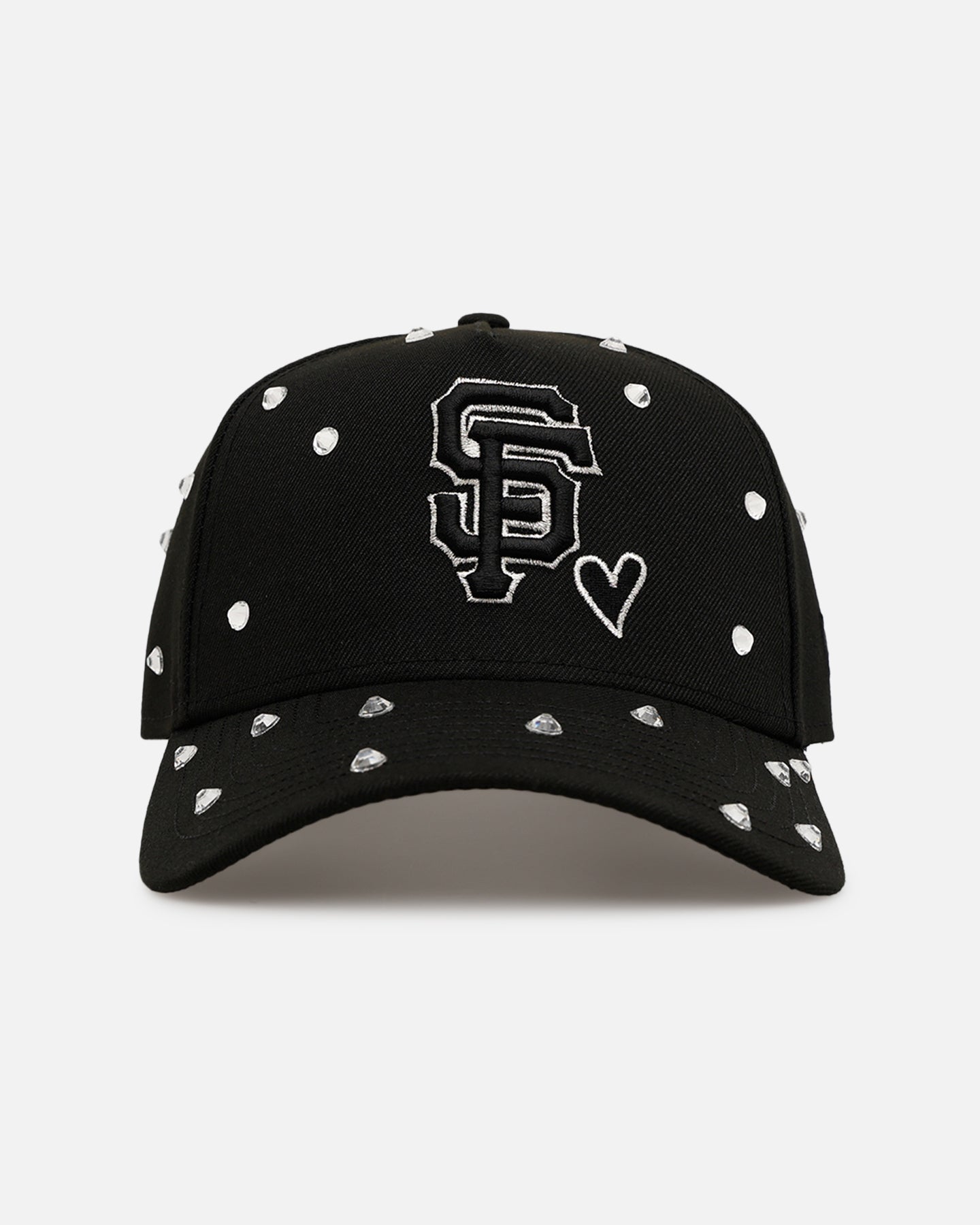 New Era San Francisco Giants 'Black Satin Hearts' 9FORTY A-Frame