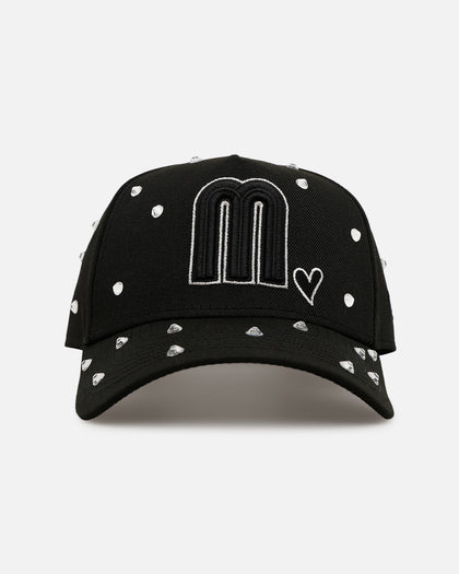 New Era Mexico National Baseball Team 'Black Satin Hearts' 9FORTY A-Frame Snapback Black