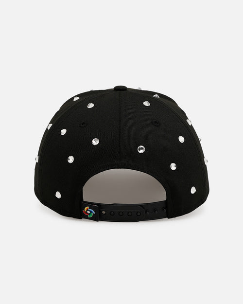 New Era Mexico National Baseball Team 'Black Satin Hearts' 9FORTY A-Frame Snapback Black