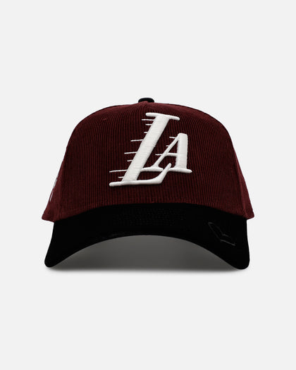 New Era Los Angeles Lakers 'Certified Lover 2.0' 9FORTY A-Frame Snapback Maroon