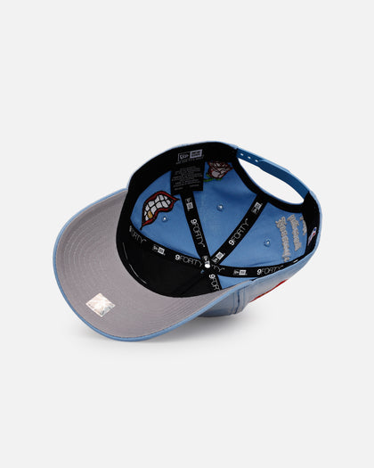 New Era Chicago Bulls 'Hopeless Romantic' 9FORTY A-Frame Snapback Sky Blue