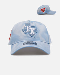 New Era Texas Rangers 'Hopeless Romantic' 9FORTY A-Frame Snapback Sky Blue