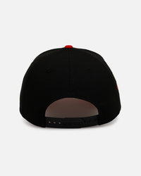 New Era Atlanta Braves 'Longevity' 9FORTY A-Frame Snapback Black/Red