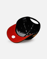 New Era Atlanta Braves 'Longevity' 9FORTY A-Frame Snapback Black/Red