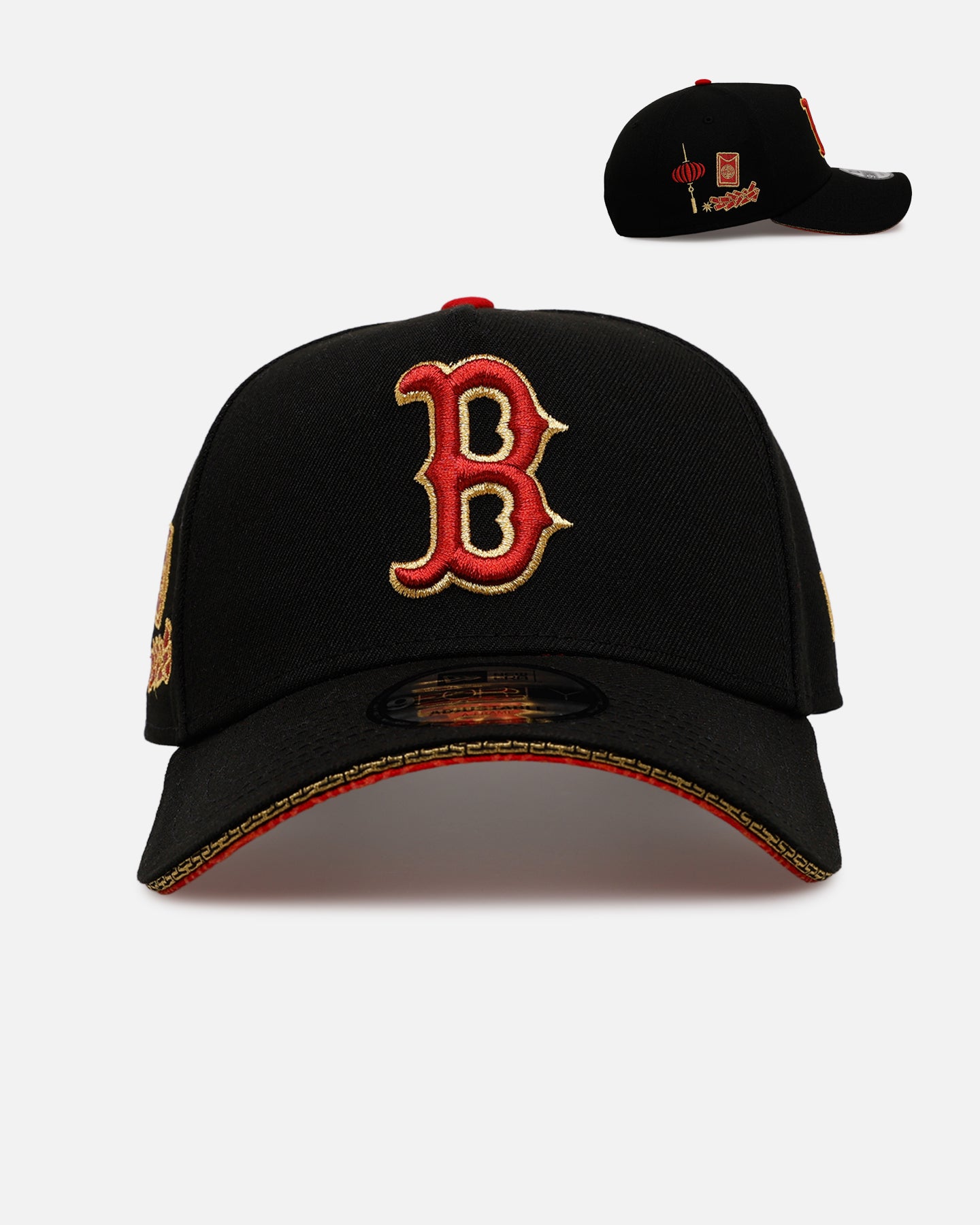 New Era Boston Red Sox 'Longevity' 9FORTY A-Frame Snapback Black