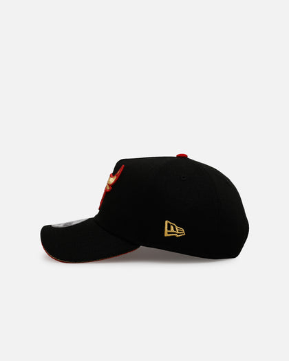 New Era Chicago Bulls 'Longevity' 9FORTY A-Frame Snapback Black/Red