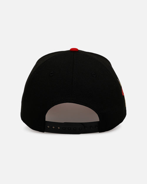 New Era Golden State Warriors 'Longevity' 9FORTY A-Frame Snapback Black/Red