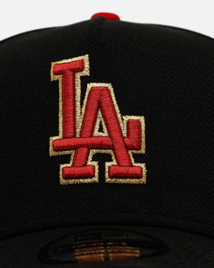 New Era Los Angeles Dodgers 'Longevity' 9FORTY A-Frame Snapback Black/Red