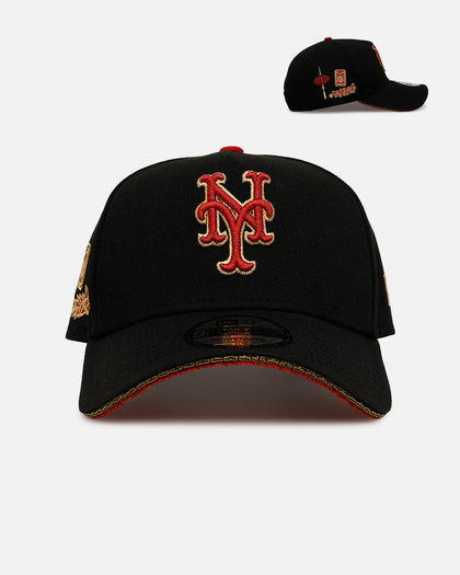 New Era New York Mets 'Longevity' 9FORTY A-Frame Snapback Black/Red