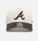 47 Brand Atlanta Braves 'Washed Black Visor' 47 Offside Snapback Natural