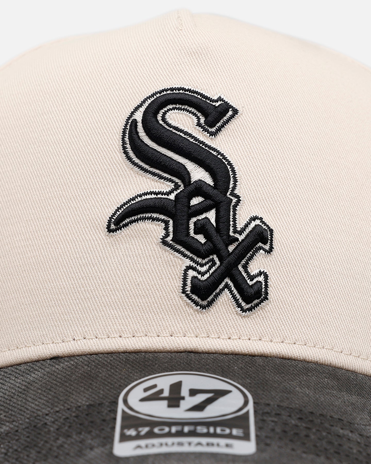 47 Brand Chicago White Sox 'Washed Black Visor' 47 Offside
