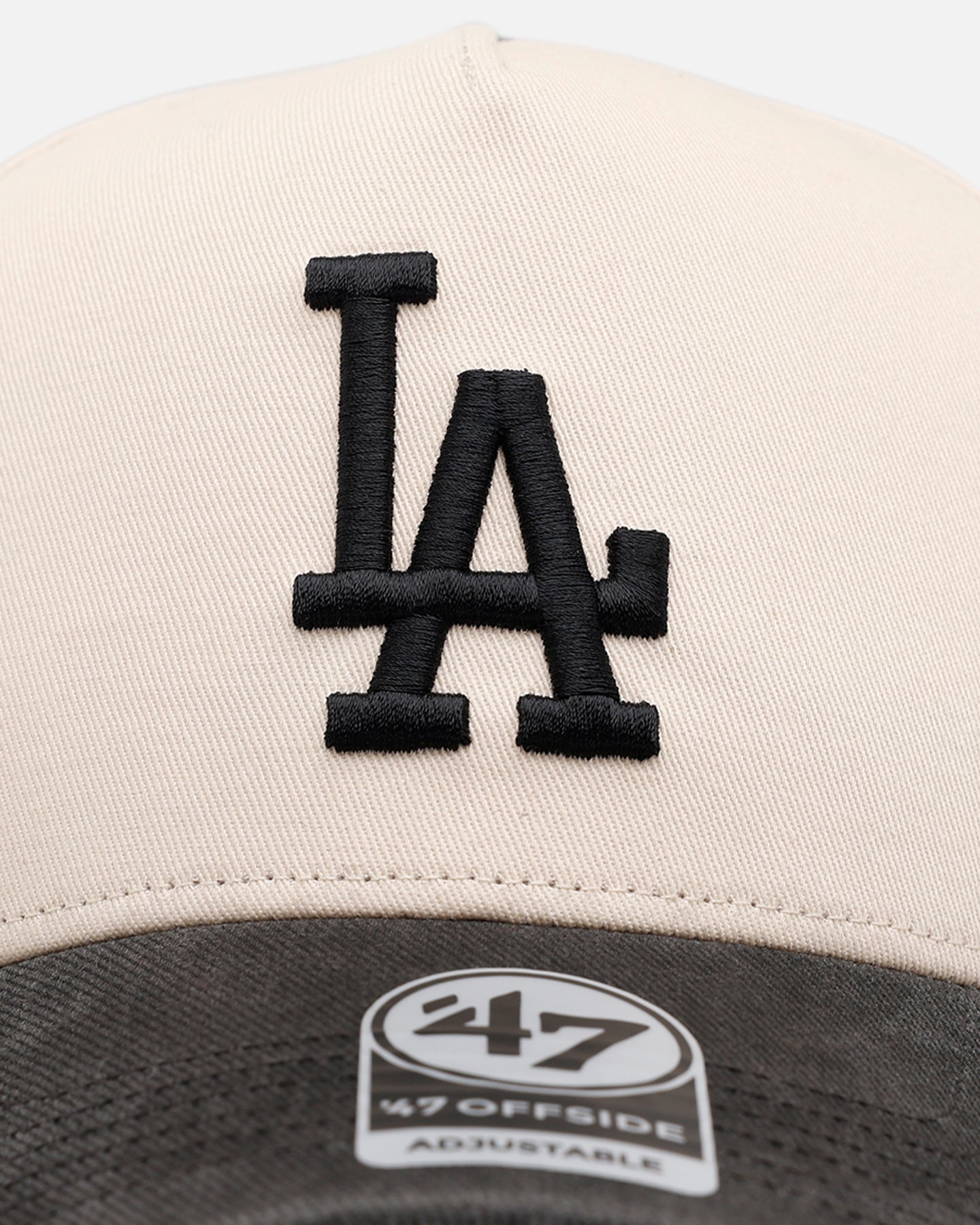 47 Brand Los Angeles Dodgers 'Washed Black Visor' 47 Offside