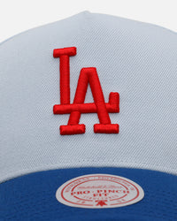 Mitchell & Ness Los Angeles Dodgers 'Cherry Logo' Pro Pinch Snapback Cherry