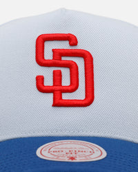 Mitchell & Ness San Diego Padres 'Cherry Logo' Pro Pinch Snapback Cherry