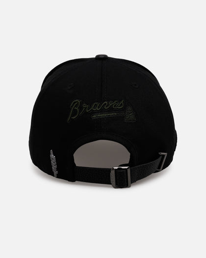Pro Standard Atlanta Braves 'Floral Fill' Pro Pinch Strapback Black